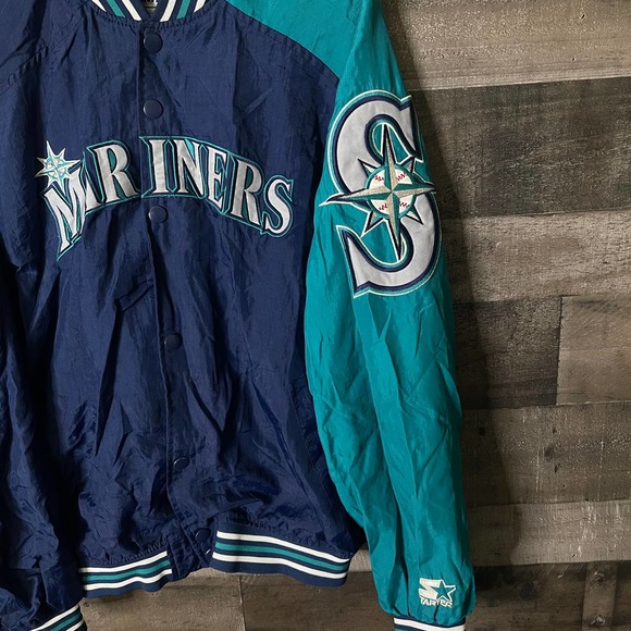 SOLD VTG Starter Mariners Jacket XL - Picture 2 of 4